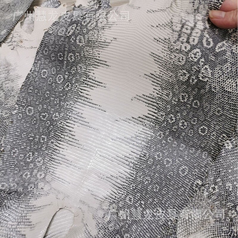 Natural Lizard Skin Himalayan White Genuine Leather Rare Leather DIY Vintage Leather Craft Bag Material