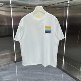 2024夏季新开Casablanca卡萨布兰卡高品质双纱纯棉短袖T恤