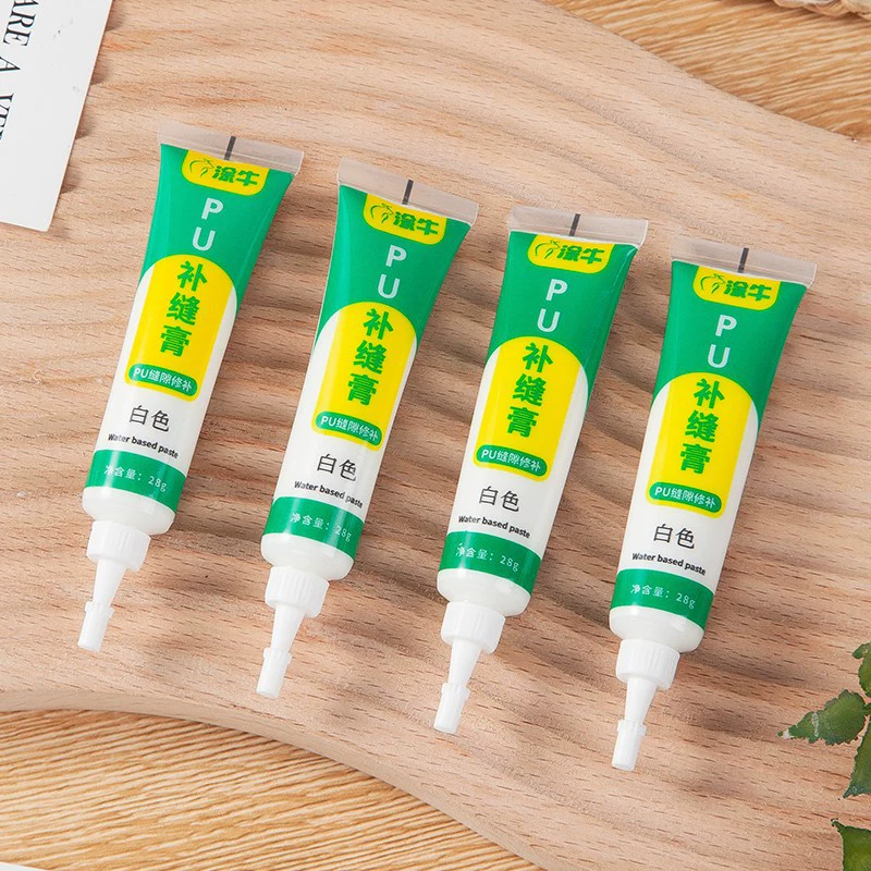 Один штифт с покрытием быка PU линии шов паста белый штукатурный соединение с краем клей на водной основе