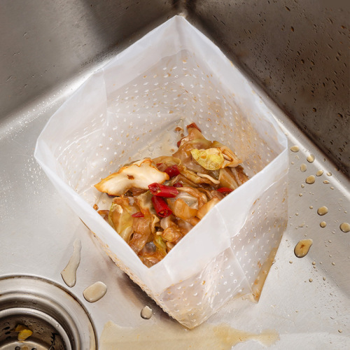 Japanese self-standing garbage bag drain bag kitchen disposable sink filter bag leftover rice slag bag anti-clogging