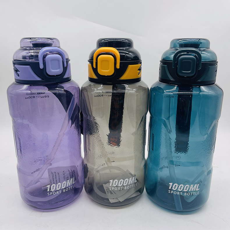 Veilon 2000ml tazas de agua de gran capacidad para niños y niñas 2024 nuevas botellas deportivas botellas de agua tonelada tazas de barril tazas de escala