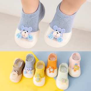 Baby toddler shoes spring and summer new baby soft bottom socks 0-3 years old boys and girls non-slip heel indoor floor shoes