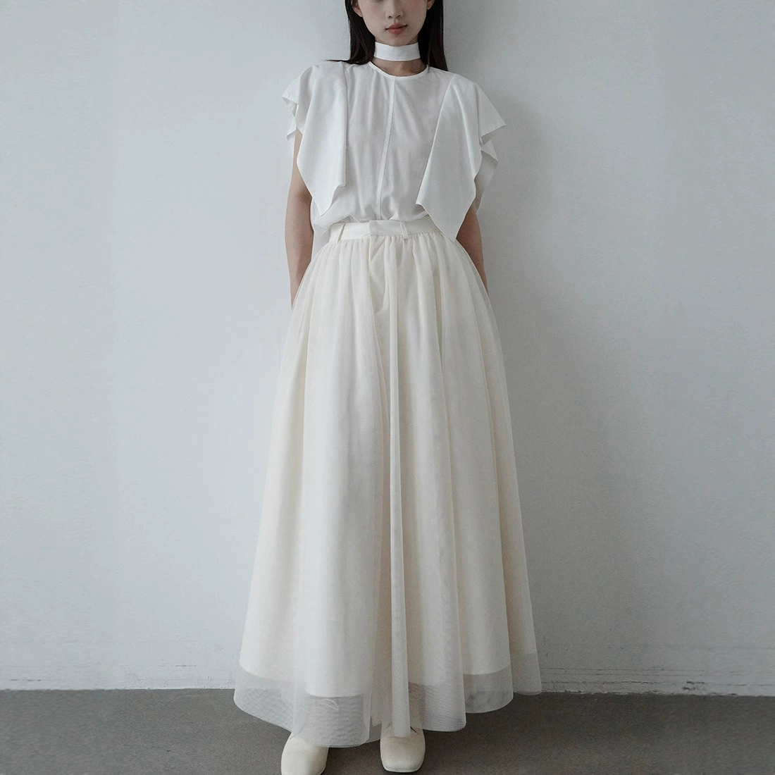 Сушеный журавль весна-лето новая японская Повседневная сетчатая многослойная модная юбка в стиле ретро Повседневное платье для похудения с высокой талией