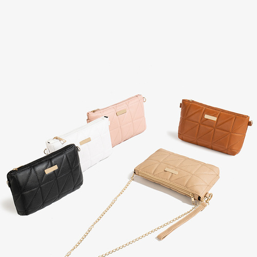 2024 Fresh and Fashionable Personal Embroidered Small Square Bag Portable Outing Hand-held Crossbody Bag Mini Shoulder Bag