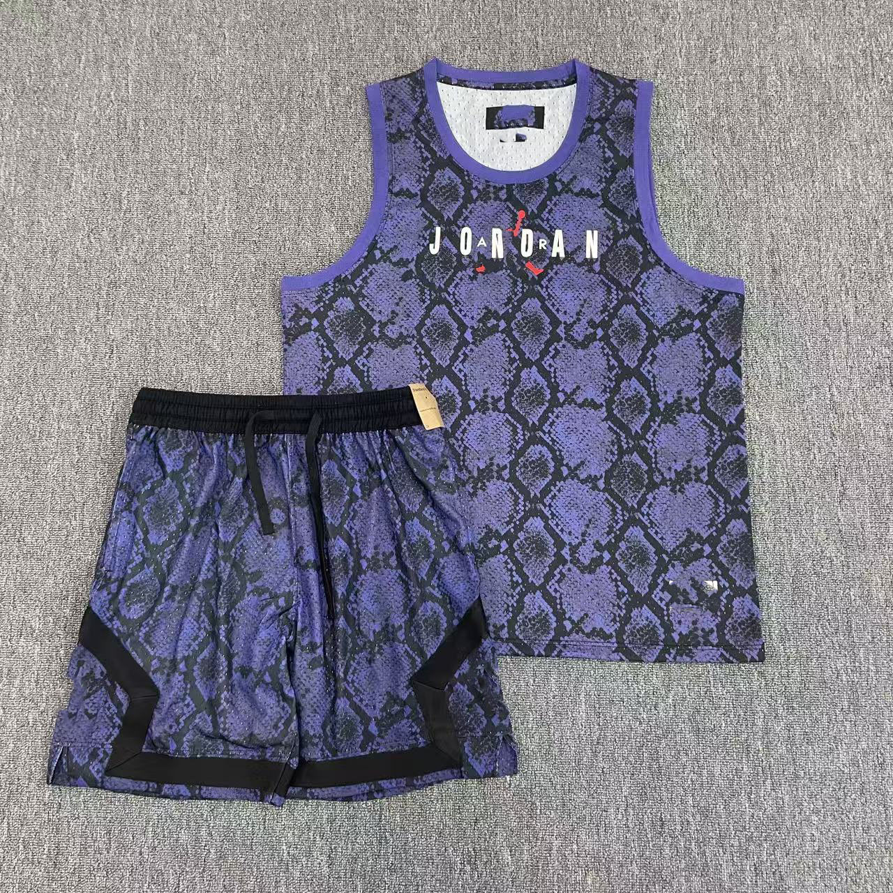 Nuevo chaleco de baloncesto deportivo Flying Man más pantalones cortos secado rápido transpirable relajado diario ocio correr chaleco deportivo image 39
