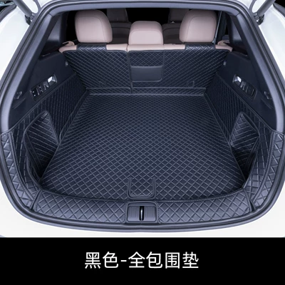 Ideal i6 special trunk mat, fully enclosed, waterproof, eco-friendly material, Ideal i6 standard trunk mat modification accessory (Trunk Mat) - nappa-leather-pure-black-full-coverage-specifically-for-the-i6