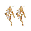 Design earrings, advanced fashionable silver needle, trend of season, silver 925 sample, high-quality style, wholesale