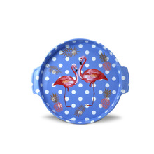 厂家供应生产马口铁小托盘 大铁盘水果圆形铁托盘 糖果小铁托盘