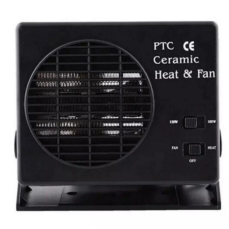 Стекло окна подогревателя вентилятора автомобиля подогревателя автомобиля 12V300W керамическое размораживает подогреватель Туманоуловителя