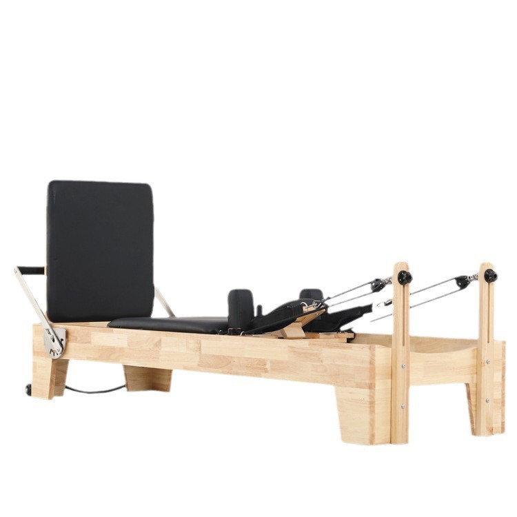 Cama principal de Pilates, roble plegable, equipo de entrenamiento de estudio de yoga para el hogar, cubo de escalera, silla de pedal estable, equipo de fitness