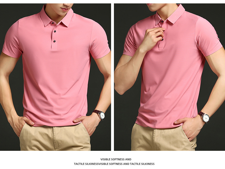 Ice Silk Polo Shirt