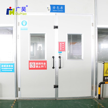 净化门 彩钢板洁净室气密双开门 自动平开门防护用门 对开门