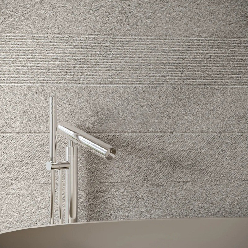 Grooved Sandstone Antique Tiles Bathroom Bathroom Wall Tiles Non-Slip Floor Tiles Background Wall Tiles 600X1200