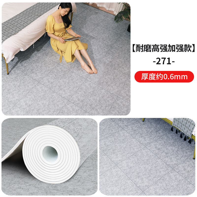 Gran área de alfombra dormitorio a prueba de agua a prueba de humedad casa piso de cama comercial suelo de cuero de cemento piso de pavimentación directa