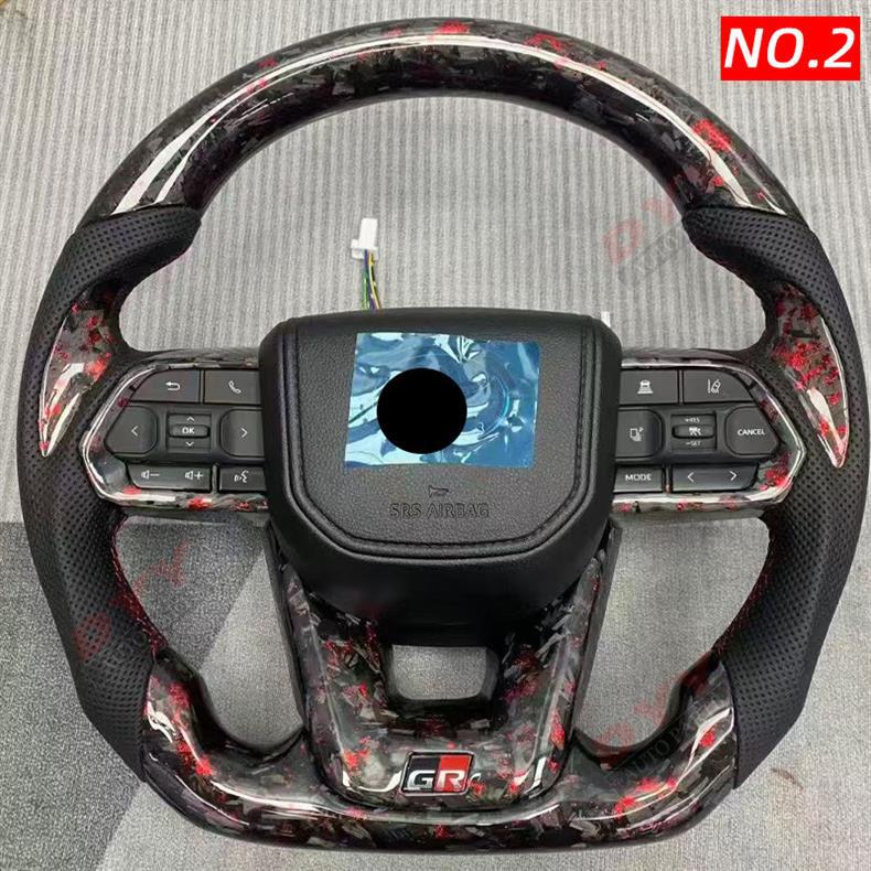 Suitable for Nx/Rx/Lx570/Gx460 Upgrade Lc Modification Gr Carbon Fiber Steering Wheel Forged Steering Wheel Old to New