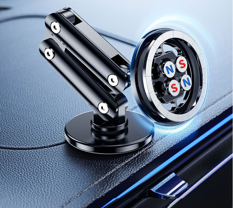 Mingka C6 Magnetic Suction Head, Flat Magnetic Suction Head, Strong Magnetic Phone Holder, 17mm Ball Head Accessories, New Car Mount