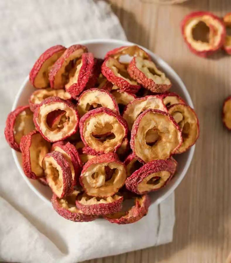 Shan Zha Slices (Crataegus pinnatifida) — Pitted Dried Hawthorn Fruit for Tea & Soup key features