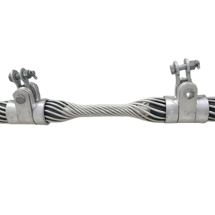 Henglixing Оптоэлектроника Предварительно скрученный электрический силовой золотой провод Подвесной кабельный зажим CL CLS Тип для оптического кабеля