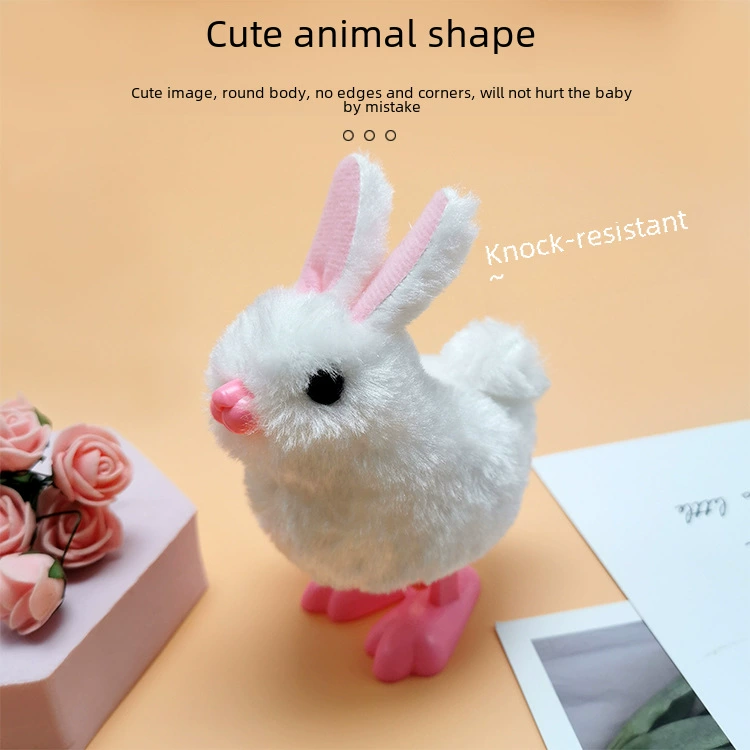 Plush animal model, interactive toy, Donald Duck, white rabbit, rooster, for children and parents