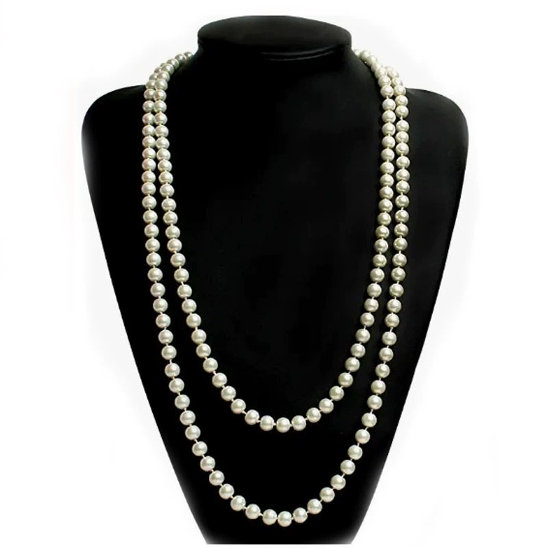 Амазонка Горячая Распродажа Мода Простой корейский жемчужное ожерелье Мода многослойная цепочка свитера цепочка ключицы оптовая продажа с фабрики