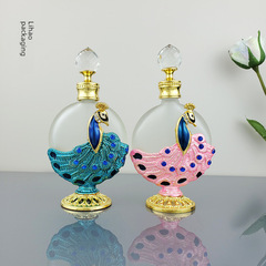 30ml Peacock Dubai Aromatic Perfume Bottle, Middle Eastern Essential Oil Aromatic Bottle, Pigment Cosmetic Refill Bottle, Ornament, Wholesale
