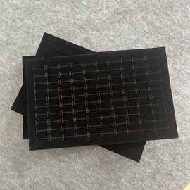 首饰盒内绒布戒指海棉垫展示耳钉收纳垫DIY平面首饰盘内插板饰品