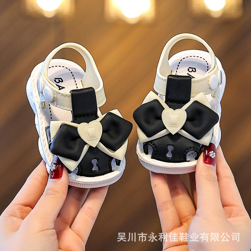 Sandalias de verano de niña bebé princesa Baotou zapatos de bebé exportadores de comercio exterior suministrador de electricidad directa al por mayor