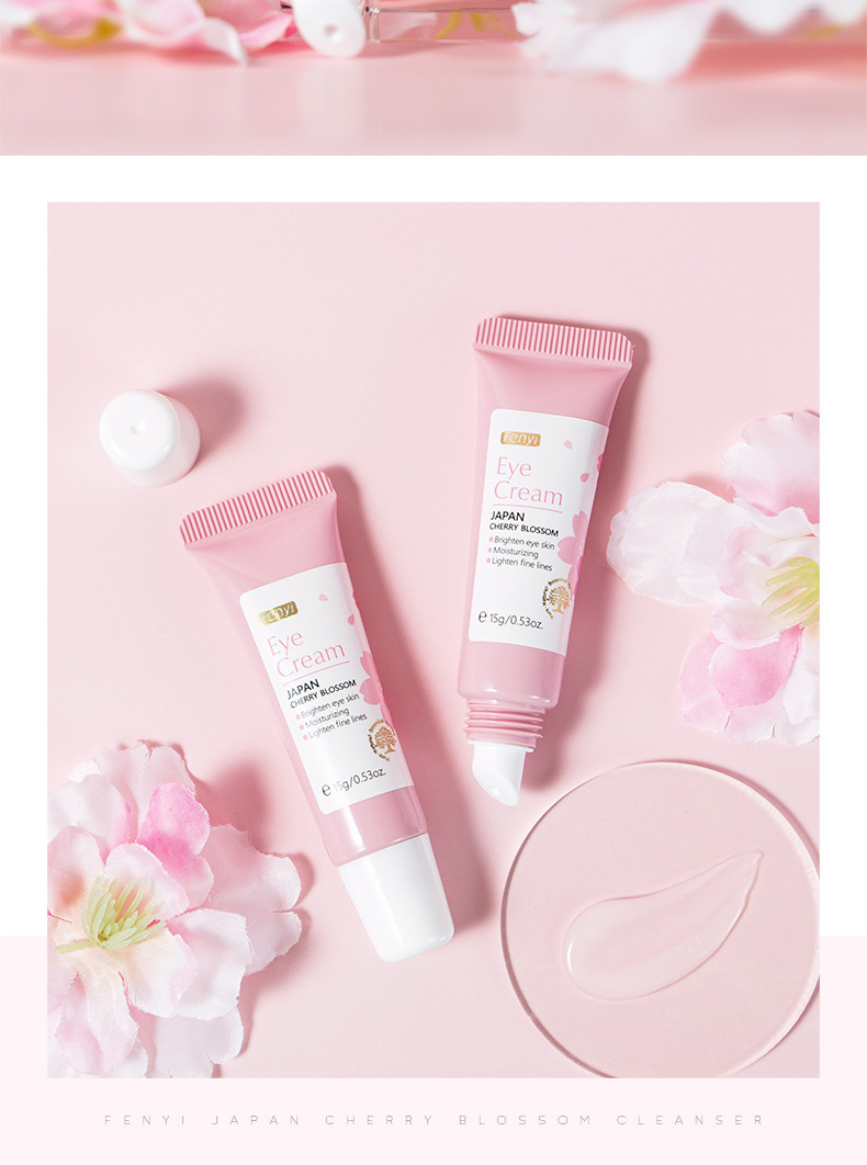 FENYI Cherry Blossom Essence Eye Cream 15g Hydrating, Moisturizing and Nourishing eye care products Cross-border manufacturer wholesale undefined
