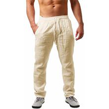 N 71100 Hip Hop Breathable Linen Casual Pants ����͸������