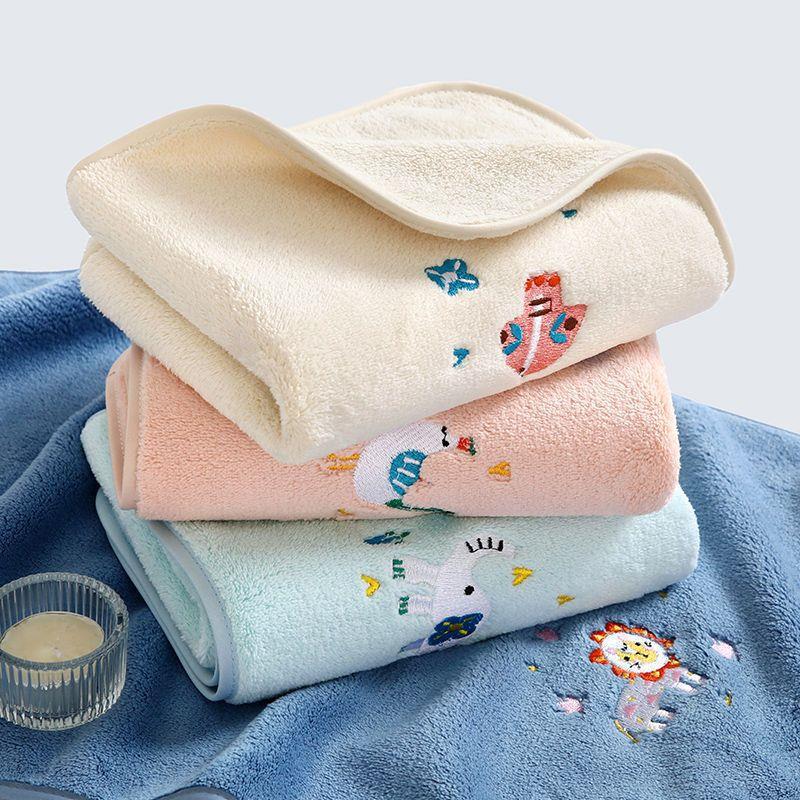 Quick-Drying Towel for Face Washing, Daily Use, Absorbent and Lint-Free, Cute Wholesale Hand-Drying Hair Towel for Male Students and Female Dormitories