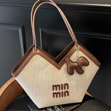 托特包女大容量2025新款时尚约姿百搭单肩包腋下包休闲上课通勤包