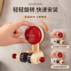 ドーパミンコントラストカラー浴室固定具家庭用パンチフリー取り外し可能な調整可能なノズル吸盤シャワーブラケット