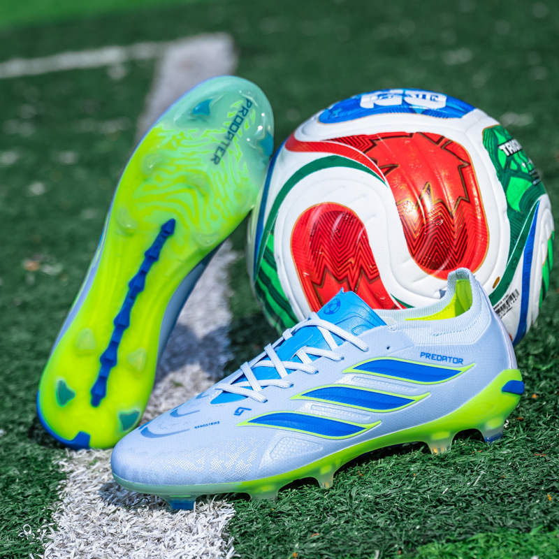 Zapatillas de Fútbol de Entrenamiento TF/AG, Suela de TPU y Caucho, Transpirable para Césped Natural y Artificial