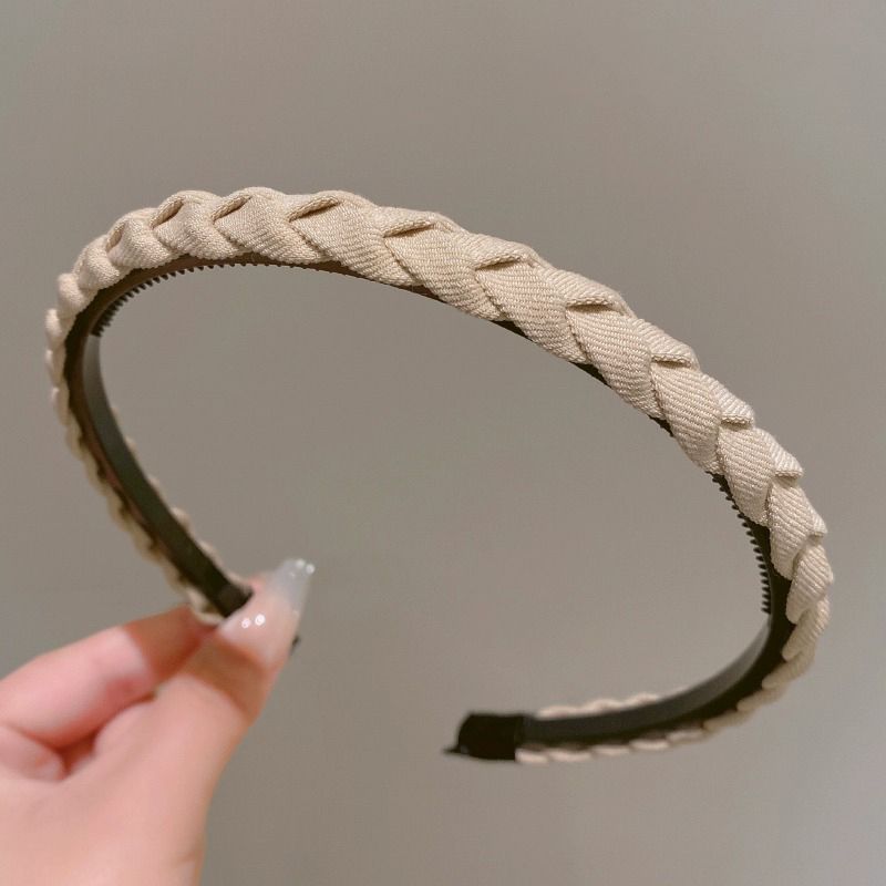 Sensor de alto nivel antideslizante rotura abrazadera de cabello simple botón de cabello para mujeres lavado de cara especial pinza de cabello 2024 nuevo toque de torsión