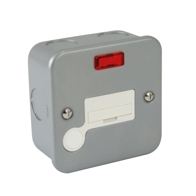 英标英式英规英国工程项目开关 13A UNSWITCHED SPUR METAL CLAD