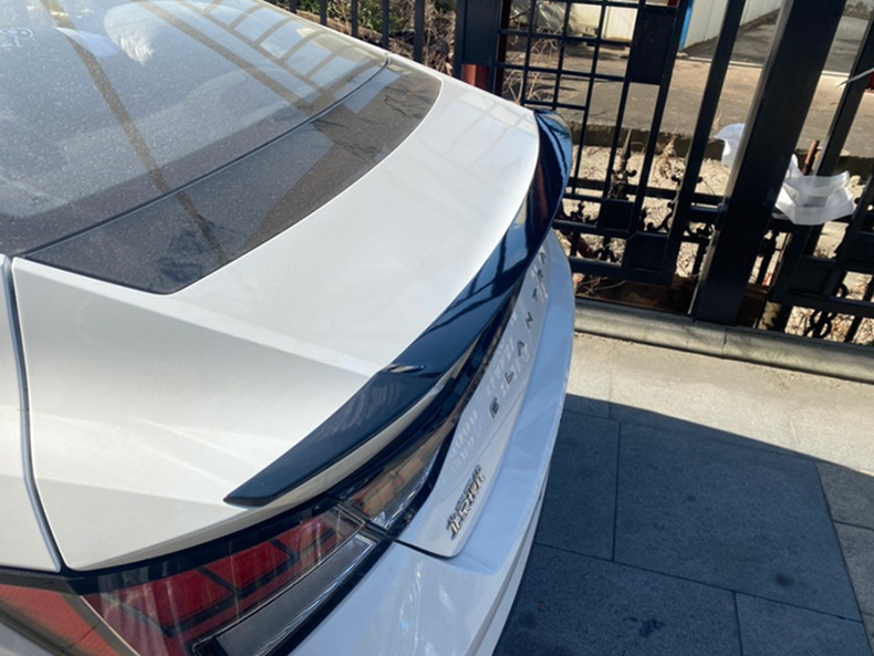 Specially Used for Hyundai Elantra Rear Wing 21-24 Seventh Generation New Elantra Modified Pressure Tail Fixed Wind Wing Without Punching