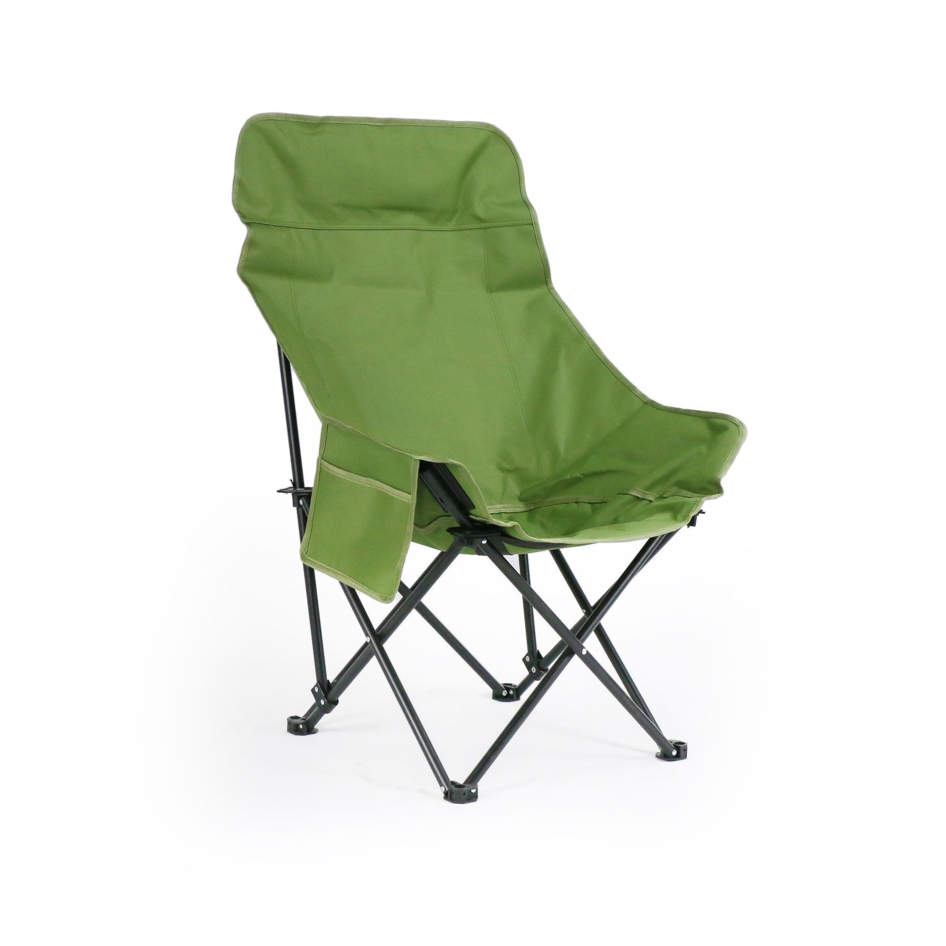 Silla reclinable de camping Ruidar para exteriores, silla plegable tipo luna con respaldo alto para tomar siesta, se puede usar para sentarse y reclinarse, silla tipo sofá.