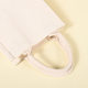 linen bag portable linen bag high-grade feeling ins gift shopping mall white shopping bag lunch box bag cotton linen bag
