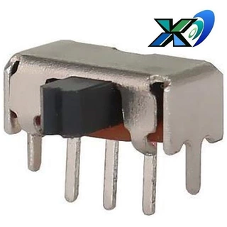 小型2档拨动开关侧拨  卧式二档拨动开关  侧拨2档滑动开关3脚