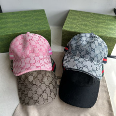 新款跨境高品质正确版老花字母时尚棒球帽欧美百搭男女鸭舌帽批发