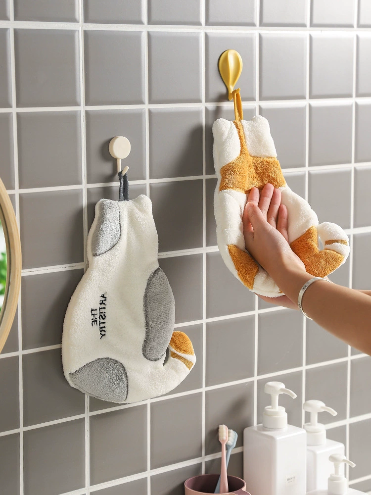 coral детский милый towel, носовой платок, увеличенная толщина, впитывающий воду