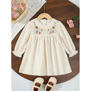 Y 42808 Embroidered girls dress ����Ůͯȹ�羳���uͨ���R