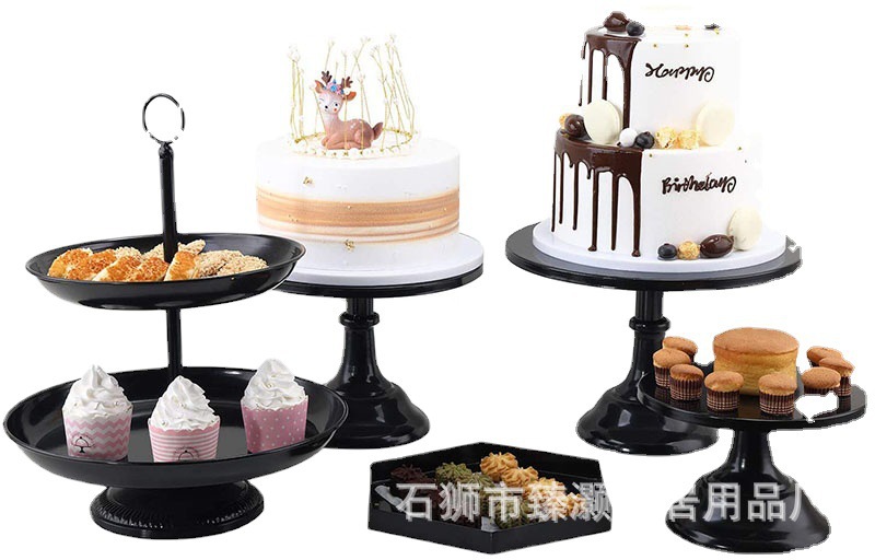 Americana placa de la torta de la boda decoración de la Mesa creativa fábrica de hierro boda apoyos postre Mesa soporte de la torta