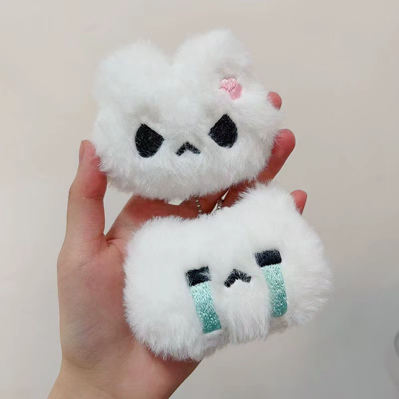 Ins румяна пача собака милая кукла девчушка сердце школьная сумка подвеска плюшевая креативная кукла мультфильм пара подарок