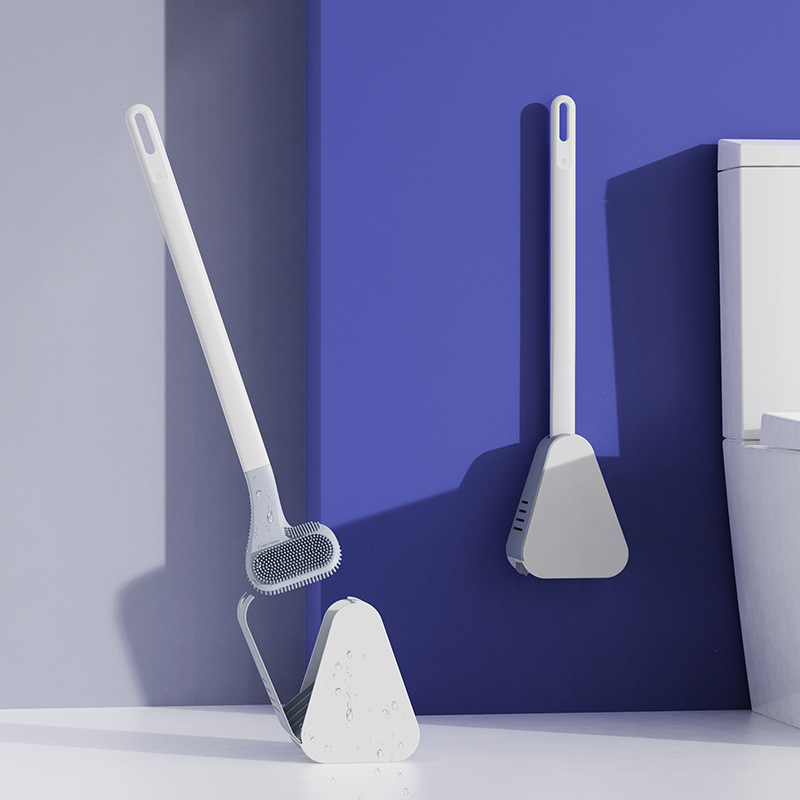 Nuevo cepillo de inodoro de golf con base inodoro cepillo de limpieza hogar pared libre Punch-libre cepillo de inodoro