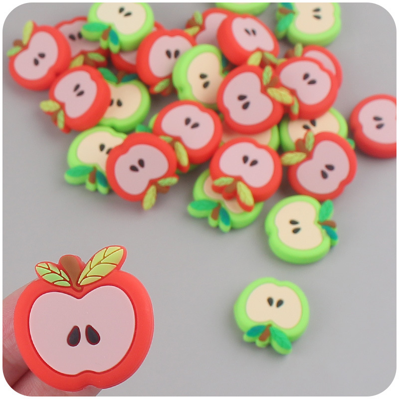 Nuevo bebé suministros de dibujos animados fruta manzana mordedor creativo bebé molar pezón cadena anti-gota cadena Accesorios