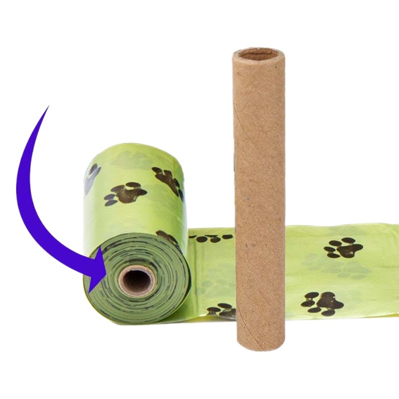 Bolsa de arena para gatos biodegradable transfronteriza bolsa de basura para mascotas bolsa de mierda para perros mascota bolsa de mierda dispensador de bolsa de heces