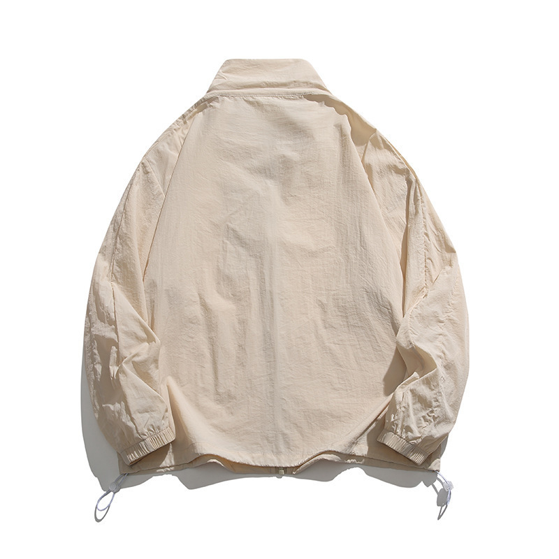 Deportivo al aire libre abrigo de cuello vertical de verano ventilado abrigo ligero anti-ultravioleta ropa solar para hombres y mujeres image 2
