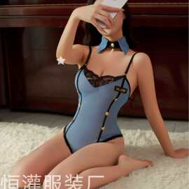 情趣内衣纯欲吊带袜制服套装职场御姐风连体睡衣夫妻趣味塑身