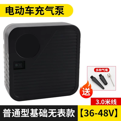 Car Inflator Pump Battery Hava nasosu - ordinary-basic-model-without-watch-36-48v-30m-wires-various-air-nozzles